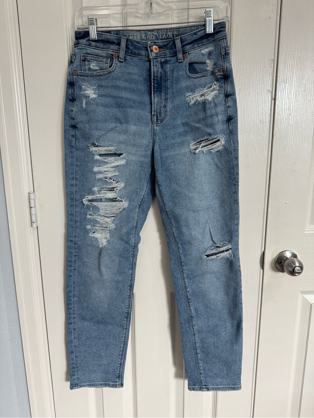 American Eagle Outfitters Distressed Mom Jeans